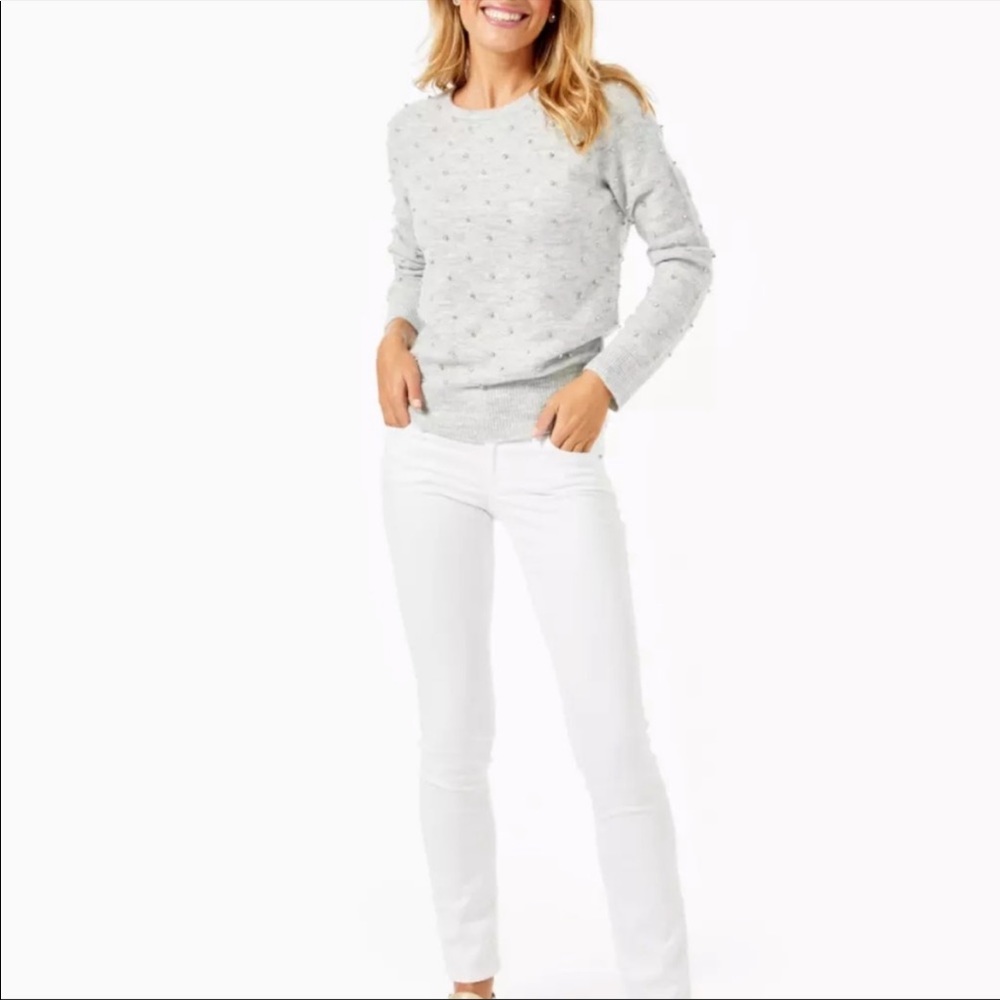 Laveta Rhinestone Sweater Lilly Pulitzer